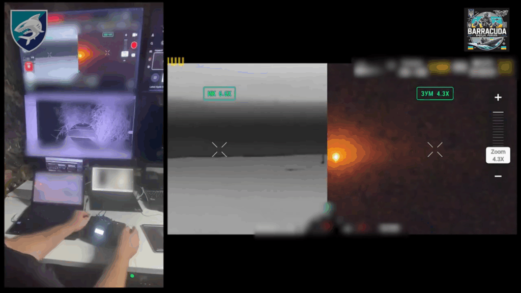 Barracuda naval drone operator. Screenshot from video: Ukraine's 40th Separate Coastal Defense Brigade