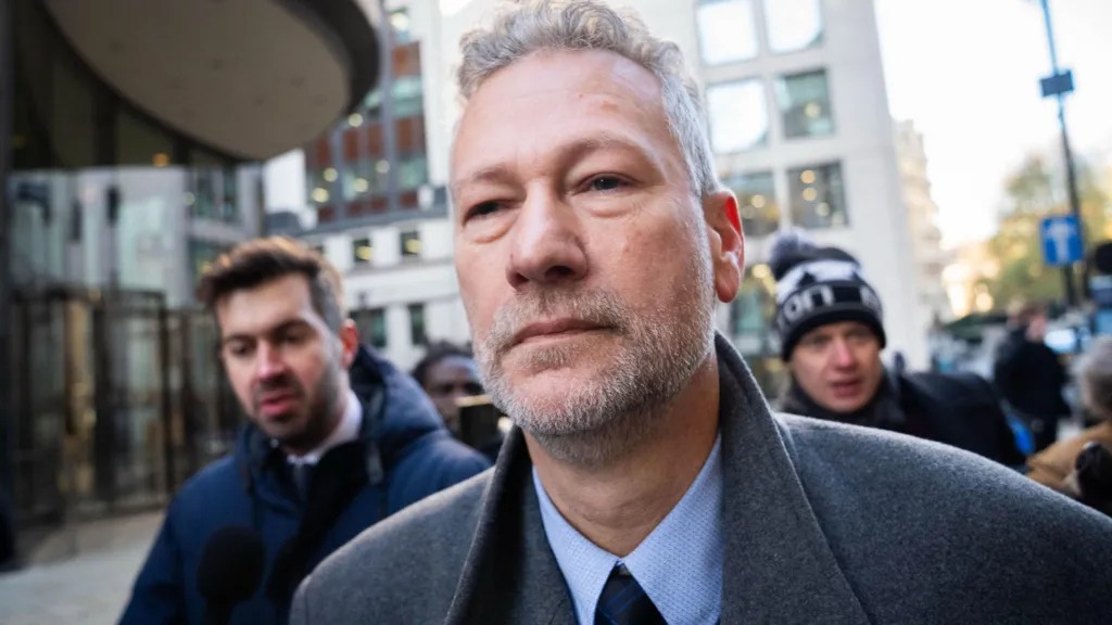 Nathan Gill, former leader of Reform UK in Wales, arrives at the Old Bailey for his sentencing hearing in November 2025. Photo: James Manning/PA Wire via BBC.