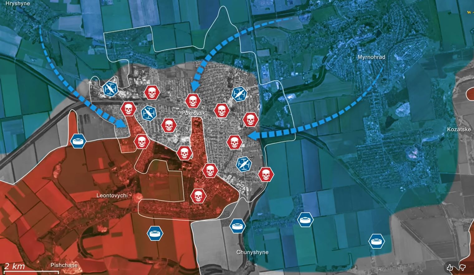 frontline report russian convoy parades through fog toward pokrovsk — gets wiped out minutes · post reporting ukraine's video 4 ukraine news ukrainian reports