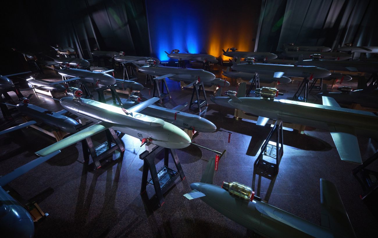 Ukrainian produced missile drone Peklo