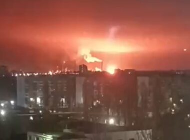 ukraine strikes saratov refinery again — one russia’s biggest oil plants set ablaze · post flames rise rosneft after ukrainian drone strike overnight 11 2025 drones struck situated russia's volga