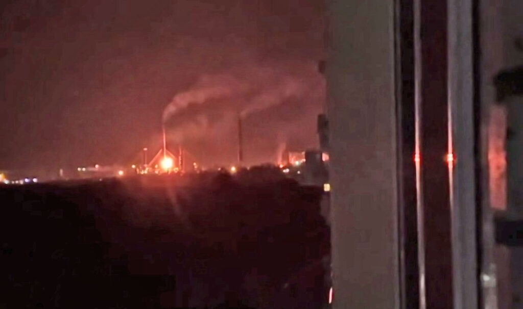 ukraine hits russia's saratov oil refinery seventh time — anti-drone mesh stops strike key unit · post ukrainian drone hit net russia 3 2025 момент-невдалого-влучання-бпла-через-антидронову-сітку-saratov- news reports