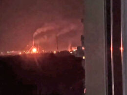 ukraine hits russia's saratov oil refinery seventh time — anti-drone mesh stops strike key unit · post ukrainian drone hit net russia 3 2025 момент-невдалого-влучання-бпла-через-антидронову-сітку-saratov- news reports