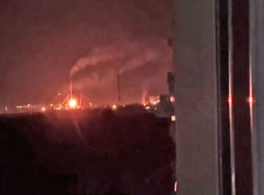 ukraine hits russia's saratov oil refinery seventh time — anti-drone mesh stops strike key unit · post ukrainian drone hit net russia 3 2025 момент-невдалого-влучання-бпла-через-антидронову-сітку-saratov- news reports