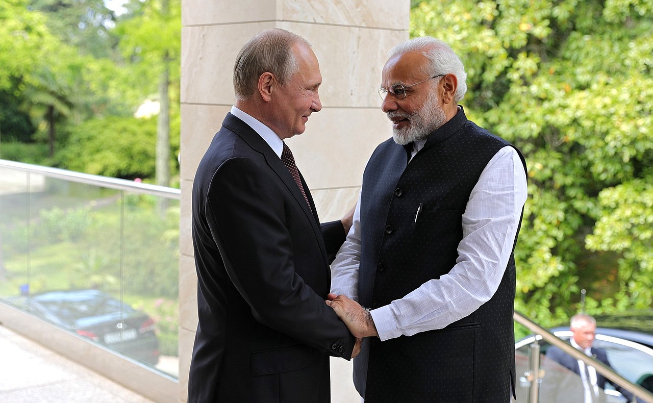 india's top refiner quietly returns russian oil shadowed supply route despite sanctions · post president vladimir putin meets indian prime minister narendra modi sochi russia 21 2018 1280px-russian_president_vladimir_putin_meeting_with_indian_prime_minister_narendra_modi_in_sochi_russia_(8) india’s reliance