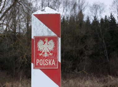 poland prepares €2 billion anti-drone barrier deter future russian uav incursions · post polish border podlasie region near belarus where new fortifications planned 4117 officials say system fuse cannons jammers