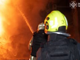 russian drones strike odesa’s power grid again injuring seven civilians · post firefighters extinguish blaze energy infrastructure site odesa after drone 4 2025 652b81c2-112e-4385-8d06-45fa9e0444c1 hit last night setting off fire