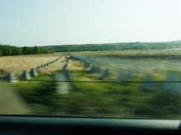 Dragon's teeth fortifications Kostiantynivka