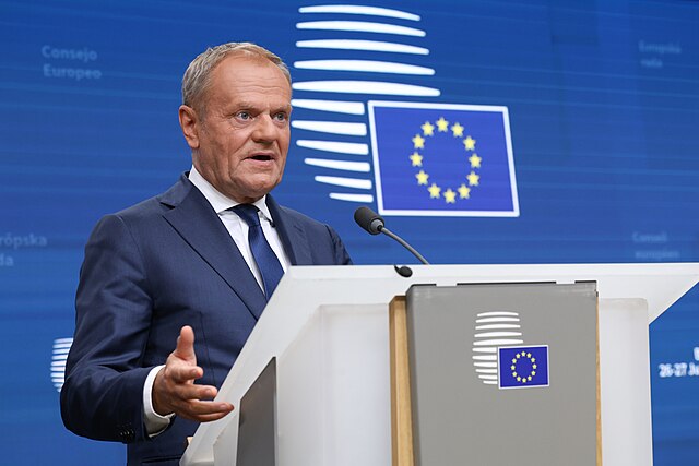 Poland Polish Prime Minister Donald Tusk in June 2025. Photo: European Union via Wikimedia Commons