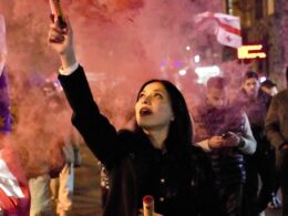 Georgia pro-EU anti-Russia protests Ivanishvili