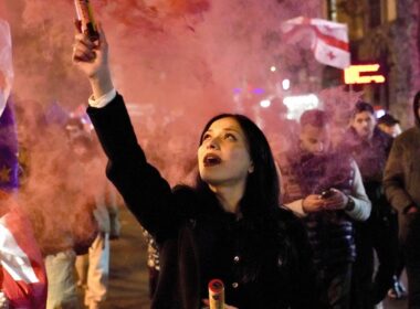 Georgia pro-EU anti-Russia protests Ivanishvili
