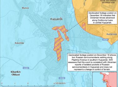 isw kremlin denies trouble kupiansk — russian milbloggers say otherwise · post assessed control terrain kharkiv oblast 16 2025 kupyansk-city-december-16-2025 ukraine news ukrainian reports