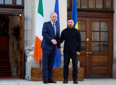 president volodymyr zelenskyy and taoiseach micheál martin