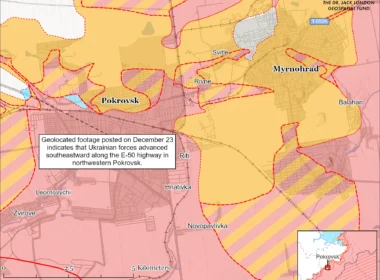 russia redirects offensive pokrovsk myrnohrad ukrainian military says (map) · post situation area pokrovsk-and-myrnohrad-december-24-2025 forces continued hold defensive positions repel russian assaults near 24 troops sustained losses both personnel equipment