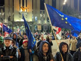 Protesters Georgia stolen elections