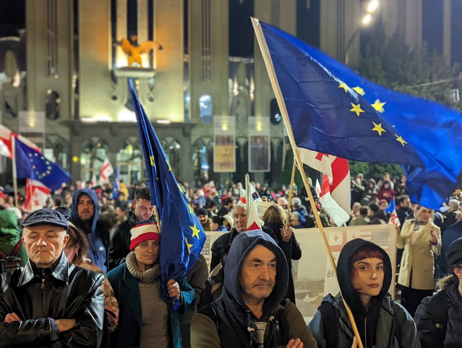 Protesters Georgia stolen elections