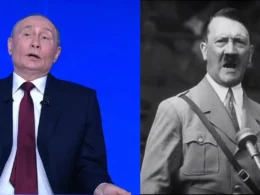 Putin Hitler collage dictators
