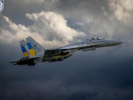 A Ukrainian Sukhoi Su-27.