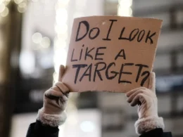 protest Russia hunts targets civilians with drones Do I look like a target stop human safari save kherson