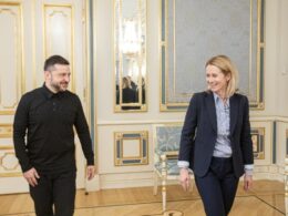 zelenskyy and kallas in kyiv