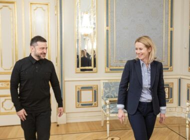 zelenskyy and kallas in kyiv