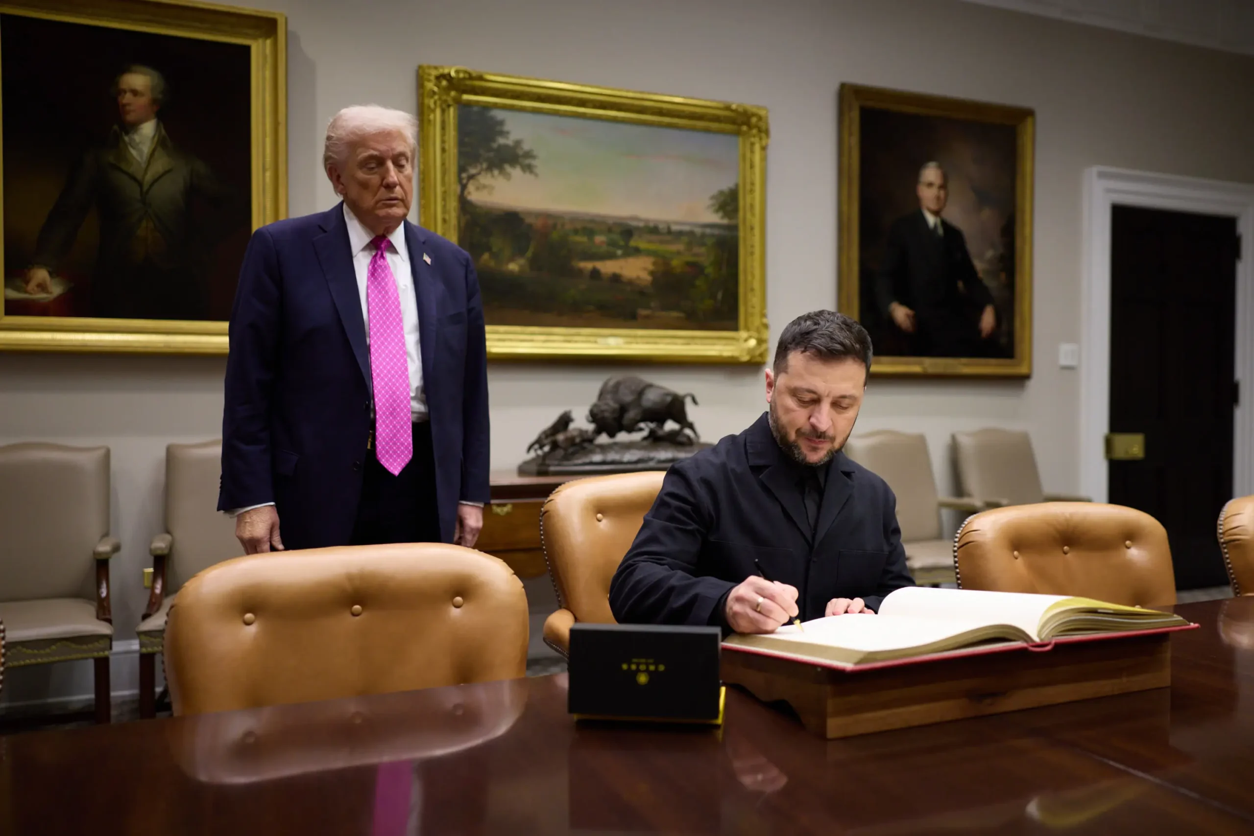 Zelenskyy Trump white house peace deal