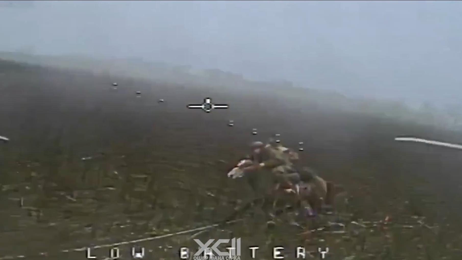 Russian cavalry gets droned.