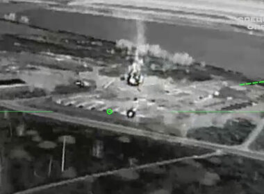 ukraine hits russian ammo depot 150 km behind front lines occupied luhansk (video map) · post fp-2 drone view fires ammunition novoborovytsi oblast sso news ukrainian reports