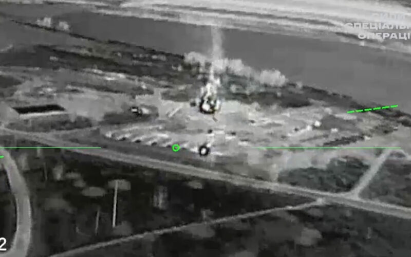 ukraine hits russian ammo depot 150 km behind front lines occupied luhansk (video map) · post fp-2 drone view fires ammunition novoborovytsi oblast sso news ukrainian reports