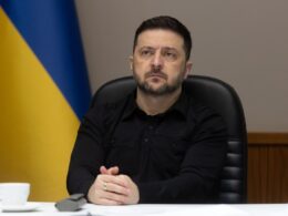 Ukrainian President Volodymyr Zelenskyy on 10 December 2025.