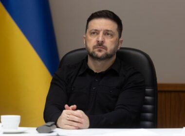 Ukrainian President Volodymyr Zelenskyy on 10 December 2025.