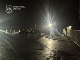 Site of a bombing in Kyiv's Darnytskyi district on 11 December, 2025, being investigated as a terrorist attack. Photo: Kyiv City Prosecutor’s Office