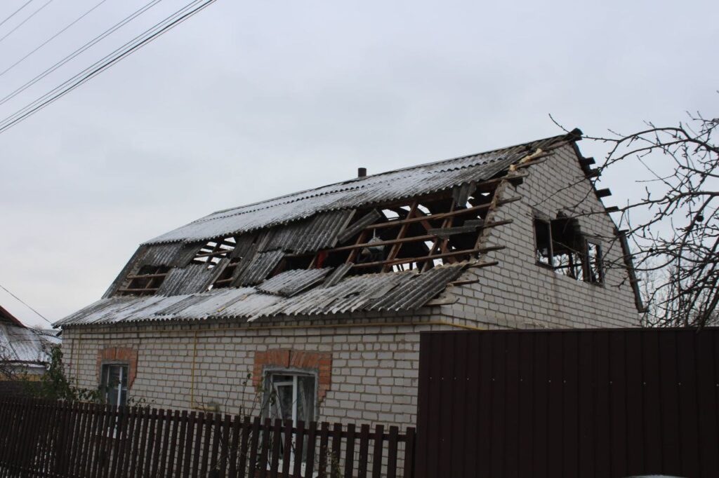 Damage from Russian strike on Uman, Cherkasy Oblast, 26 December 2025. Photo: Ihor Taburets