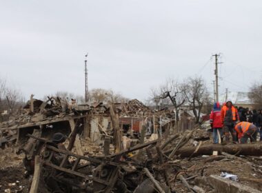 Damage from Russian strike on Uman, Cherkasy Oblast, 26 December 2025. Photo: Ihor Taburets