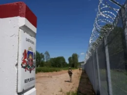 latvia just finished building 280-kilometer fence keep russia out · post latvian border marker completed along latvian–russian frontier photo_2025-12-30-130735jpg ukraine news ukrainian reports