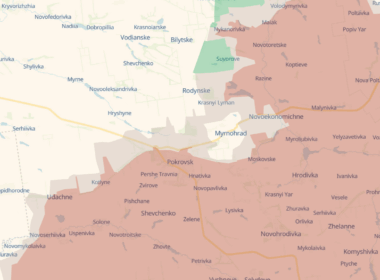 Frontline around Pokrovsk and Myrnohrad, Donetsk Oblast, Ukraine, 11 December 2025. Map: DeepState