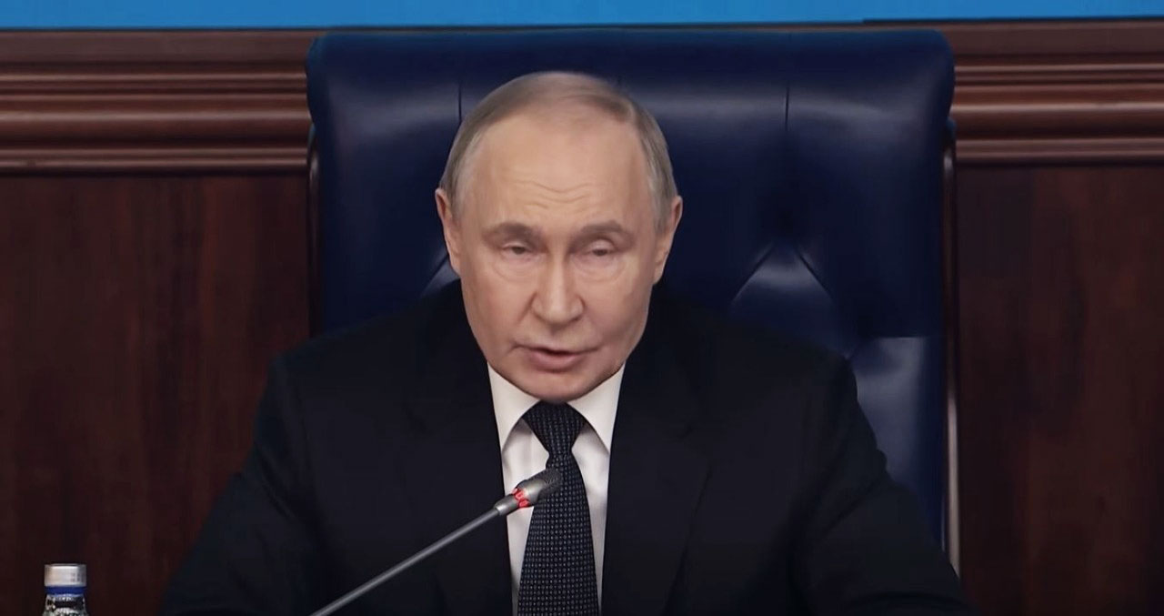 putin confirms russia still wants all ukraine won't satisfied us-proposed peace plan isw says · post russian president vladimir speaks expanded meeting ministry defense board 17 2025 official stream pootin-(1)