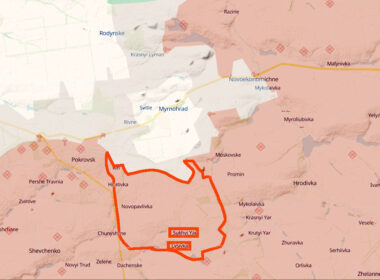 ukrainian forces retreat salient south pokrovsk avoid encirclement · post changes deepstate following official announcement withdrawal red outline marks area including sukhyi yar lysiivka now occupied russian sukhuy-yar-lysivka-pokrovsk withdrew part