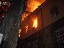over 39000 ukrainian households without power russia continues targeting grid · post fire inside two-story residential building odesa after russian drone strike 27 2025 загоряння технічного та другого поверхів двоповерхового
