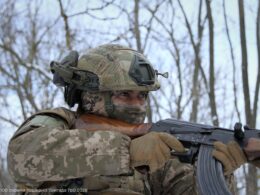 108th Territorial Brigade trooper.