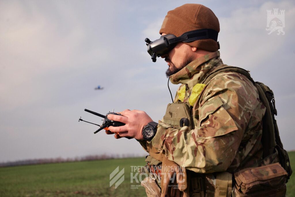 A 3rd Army Corps drone operator.