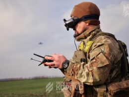 A 3rd Army Corps drone operator.