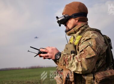 A 3rd Army Corps drone operator.