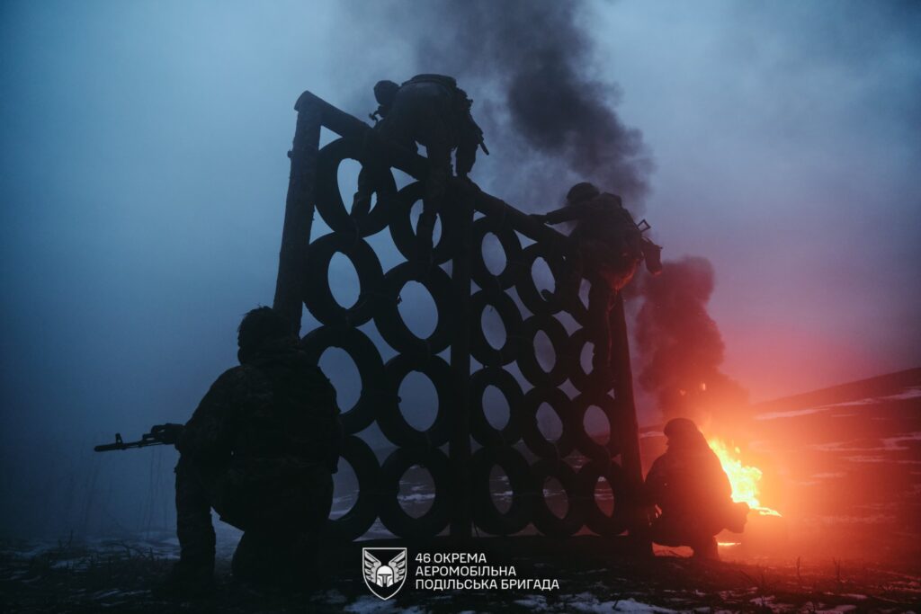 Ukrainian soldiers amid the training. Source: The General Staff