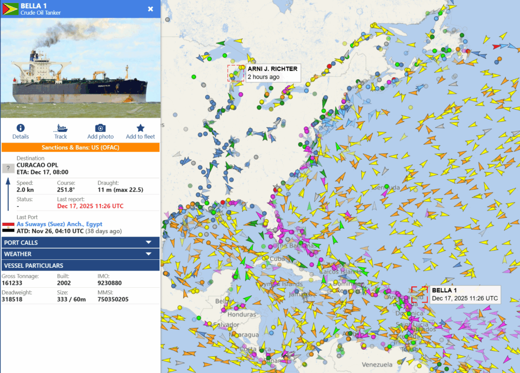 Tanker "Disappears" in Pacific, Reappears as Russian Ship