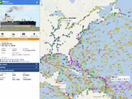 bella1 or marinera last location before the us coast guard started chasing it across the atlantic