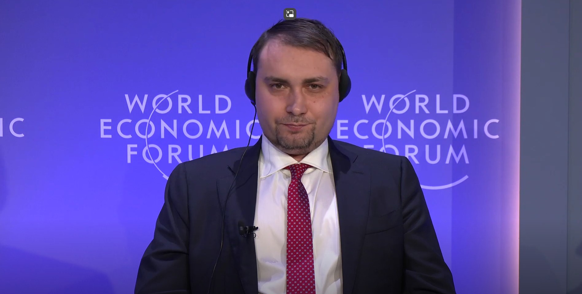 kyrylo budanov in davos world economic forum in january 2026