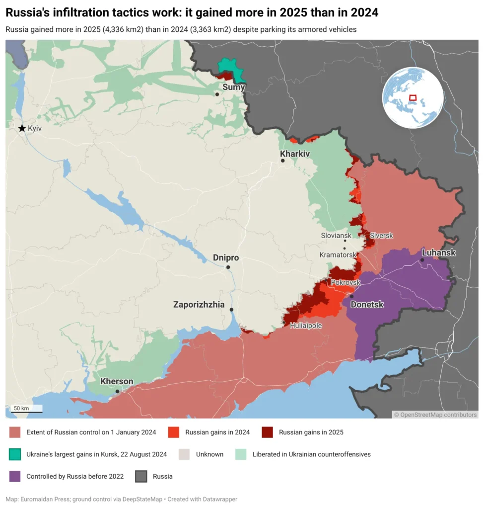 Russia infiltration tactics speed of occupation of Ukraine