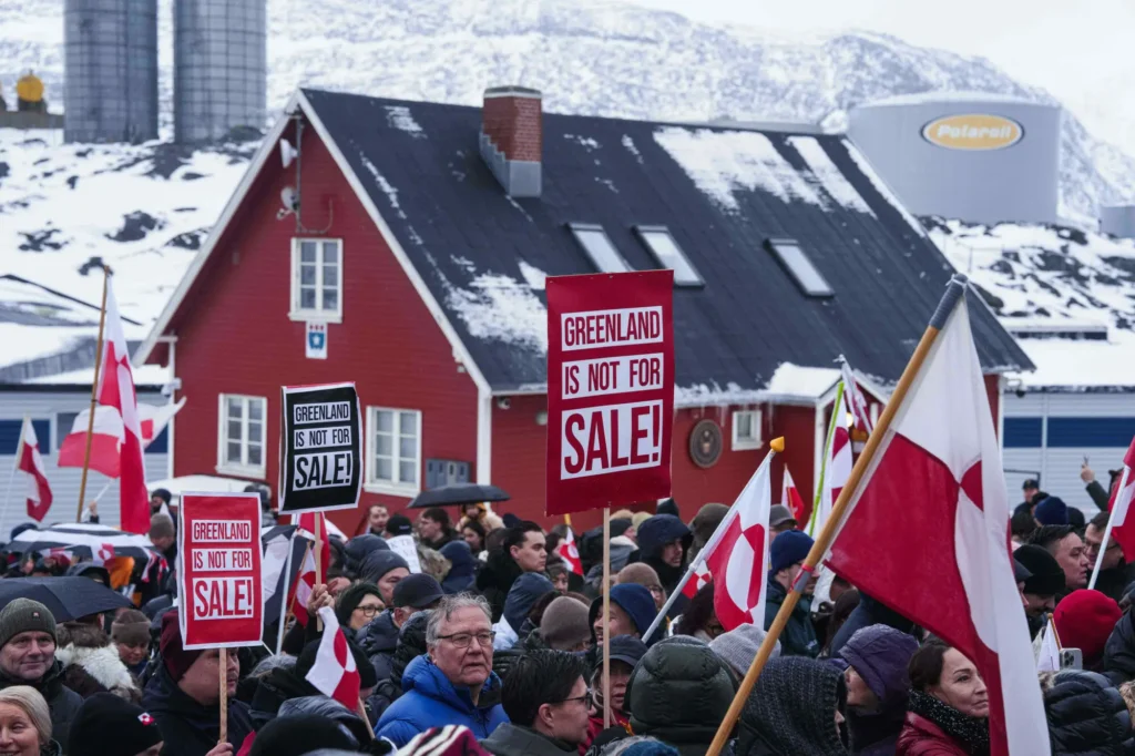 Greenland protests USA embassy