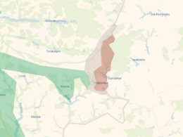 Frontline situation around Hrabovske in Ukraine's Sumy Oblast on the Russian border, 4 January 2026. Map: DeepState